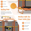 Image of Costway Trampolines 5 Feet Kids 3-in-1 Game Trampoline with Enclosure Net Spring Pad by Costway 781880223726 24903786