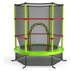 Image of Costway Trampolines 55 Inch Kids Recreational Trampoline Bouncing Jumping Mat with Enclosure Net by Costway 55 Inch Kids Recreational Trampoline Bouncing Jumping Mat with Enclosure Net by Costway by Costway