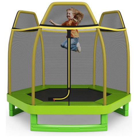 Costway Trampolines 7 Feet Kids Recreational Bounce Jumper Trampoline by Costway 80473591 7 Feet Kids Recreational Bounce Jumper Trampoline SKU #80473591