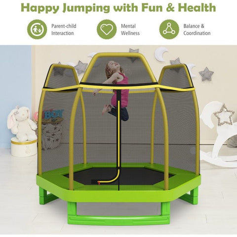 Costway Trampolines 7 Feet Kids Recreational Bounce Jumper Trampoline by Costway 80473591 7 Feet Kids Recreational Bounce Jumper Trampoline SKU #80473591