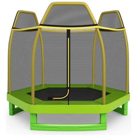 Costway Trampolines 7 Feet Kids Recreational Bounce Jumper Trampoline by Costway 80473591 7 Feet Kids Recreational Bounce Jumper Trampoline SKU #80473591