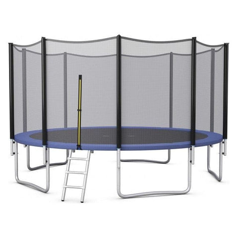 Costway Trampolines 8/10/12/14/15/16 Feet Outdoor Trampoline Bounce Combo with Safety Closure Net Ladder by Costway 8/10/12/14/15/16 ft Outdoor Trampoline Combo Safety Net Ladder Costway