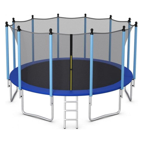 Costway Trampolines Outdoor Trampoline with Safety Closure Net by Costway