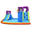 Image of Costway Water Parks & Slides 6-in-1 Inflatable Dual Water Slide Bounce House by Costway