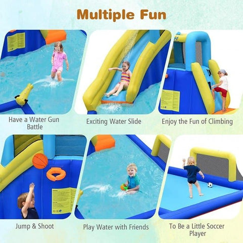 Costway Water Parks & Slides 6-in-1 Inflatable Water Slides for Kids by Costway 781880234234 38192760