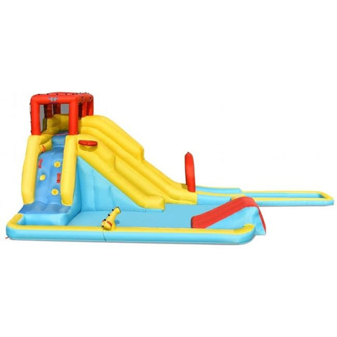 Costway Water Parks & Slides 7-in-1 Inflatable Dual Slide Water Park Bounce House by Costway