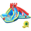 Image of Costway Water Parks & Slides Inflatable Water Slide Bounce House with Water Cannon and Air Blower by Costway 781880243724 63529184 Inflatable Water Slide Bounce House Water Cannon Air Blower by Costway