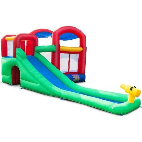 Costway Water Slides Inflatable Moonwalk Slide Bounce House with Storage Bag by Costway