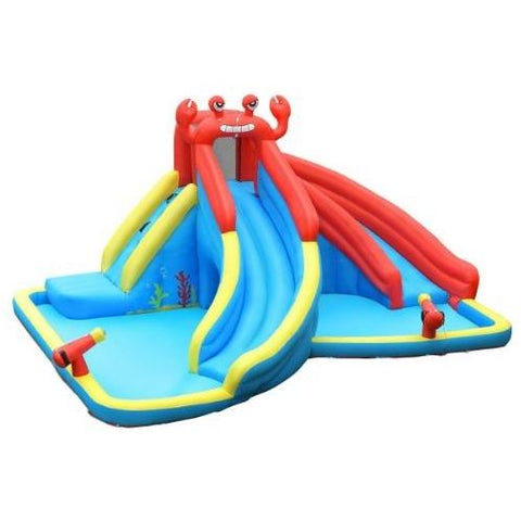 Costway Water Slides Inflatable Water Slide Crab Dual Slide Bounce House by Costway Inflatable Water Slide Crab Dual Slide Bounce House Costway 57042861