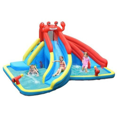 Costway Water Slides Inflatable Water Slide Crab Dual Slide Bounce House by Costway Inflatable Water Slide Crab Dual Slide Bounce House Costway 57042861