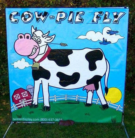 Cow Pie Fly Interactive Carnival Frame Game