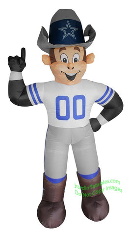 7' Air Blown NFL Dallas Cowboys Rowdy Mascot