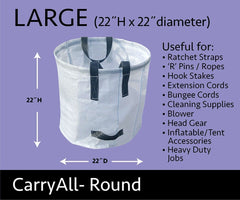 Moose Supply Carry All Bag - Round Large