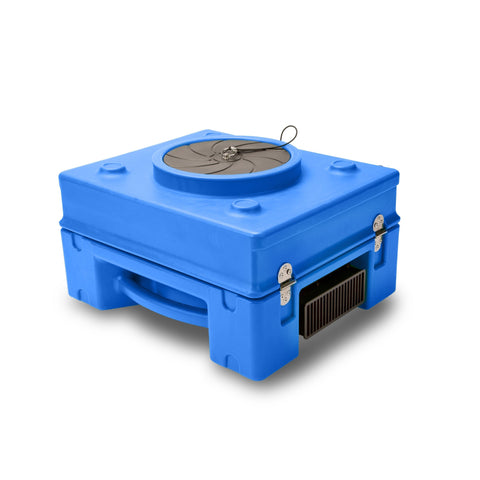 B-Air RA-650 ⅓ HP 3-Stage HEPA Air Purifier Scrubber: blue