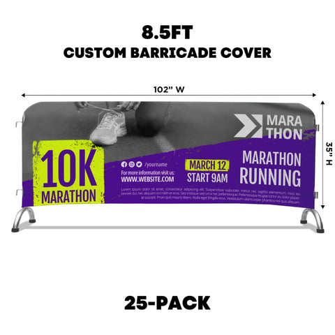 Custom Barricade Cover