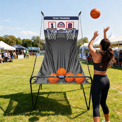 Custom Dual Hoop Arcade Basketball Game