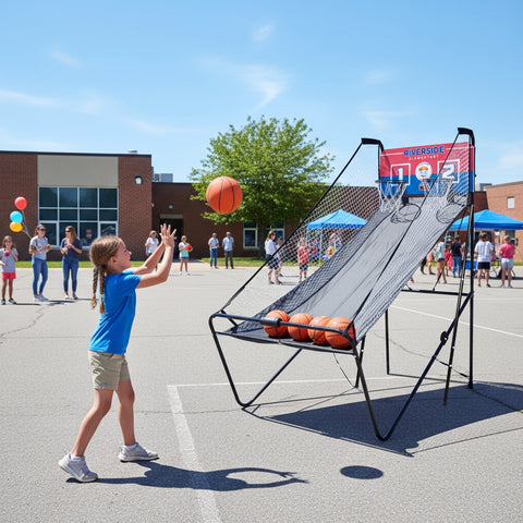 Custom Dual Hoop Arcade Basketball Game