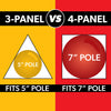 Image of Custom Coroplast Bollard Covers