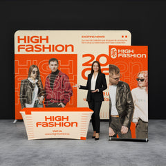 Custom 10ft Trade Show Display with 2 Banners