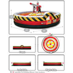 5'H High Voltage Rock & Joust by Cutting Edge