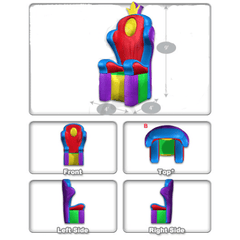 7'H Wacky Throne by Cutting Edge