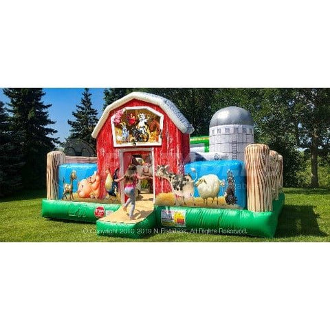 Cutting Edge Inflatable Bouncers 10'H Farm Yard Playland by Cutting Edge 781880278337 P030101 10' Farm Yard Playland by Cutting Edge SKU# P030101