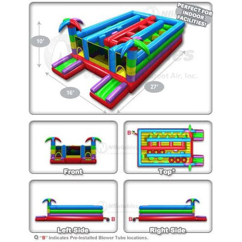 Cutting Edge Inflatable Bouncers 10'H Wacky Maze by Cutting Edge 781880294726 K180102R 10'H Wacky Maze by Cutting Edge SKU# K180102R