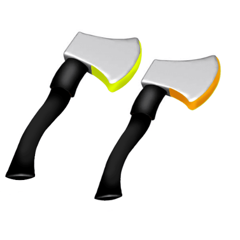 Cutting Edge Inflatable Bouncers 11' Inflatable Battle Axe Blacklight Axe Throw by Cutting Edge 781880293910 IN580801 11' Battle Axe Blacklight Axe Throw by Cutting Edge SKU# IN580801