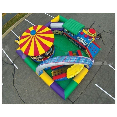 Cutting Edge Inflatable Bouncers 12'H Amusement Park by Cutting Edge 781880214366 K170201 12'H Circus Train (Crawl-Through) by Cutting Edge SKU#K200101