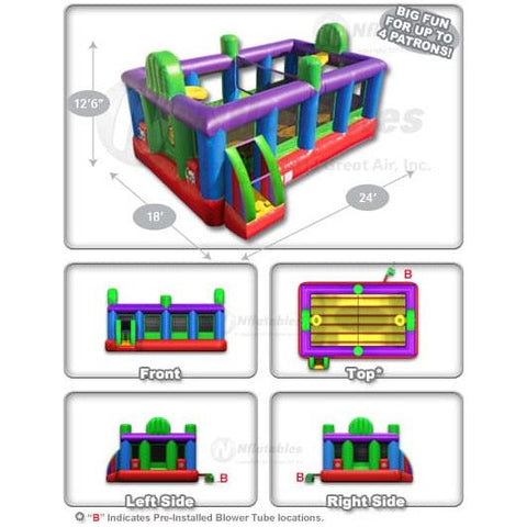 Cutting Edge Inflatable Bouncers 12'H Wacky Sports Arena by Cutting Edge 781880210702 IN420101 12'H Wacky Sports Arena by Cutting Edge SKU#IN420101