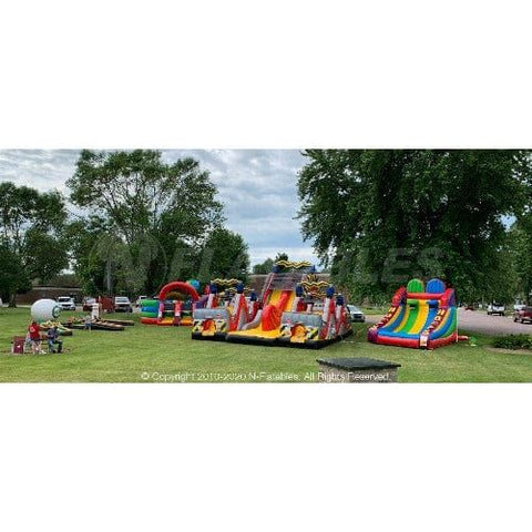 Cutting Edge Inflatable Bouncers 12' Wacky World Kid Combo by Cutting Edge 781880294078 K140101 12' Wacky World Kid Combo by Cutting Edge SKU# K140101