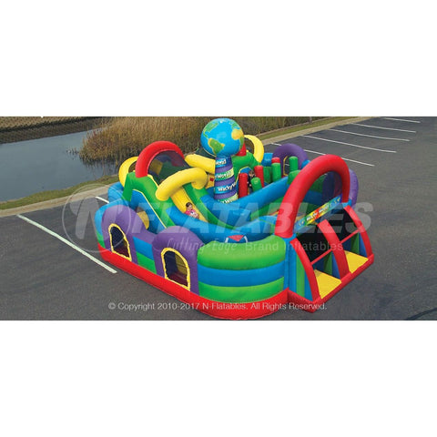 Cutting Edge Inflatable Bouncers 12' Wacky World Kid Combo by Cutting Edge 781880294078 K140101 12' Wacky World Kid Combo by Cutting Edge SKU# K140101