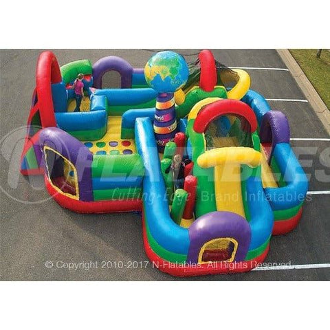 Cutting Edge Inflatable Bouncers 12' Wacky World Kid Combo by Cutting Edge 781880294078 K140101 12' Wacky World Kid Combo by Cutting Edge SKU# K140101