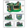 Image of Cutting Edge Inflatable Bouncers 14'H Gator KidZone by Cutting Edge 781880240266 BC431101 14'H Gator KidZone by Cutting Edge SKU #BC431101
