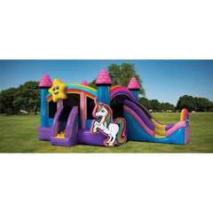 Cutting Edge Inflatable Bouncers 14'H Rainbow Unicorn Wet/Dry Combo by Cutting Edge BC420101 12'H First Responders Combo (Green) by Cutting Edge SKU# BC420101