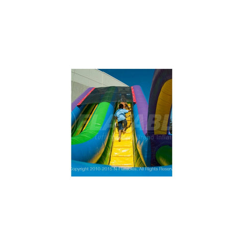 Cutting Edge Inflatable Bouncers 16' Wacky Millennium Slide Combo by Cutting Edge 781880294610 K250101 16' Wacky Millennium Slide Combo by Cutting Edge SKU #K250101