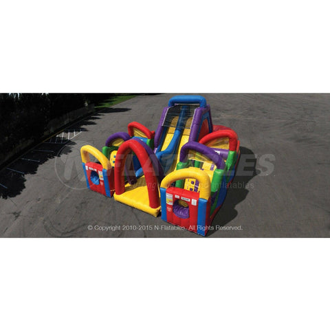 Cutting Edge Inflatable Bouncers 17' Wacky Chaos Obstacle by Cutting Edge 781880294665 OB050102 17' Wacky Chaos Obstacle by Cutting Edge SKU# OB050102