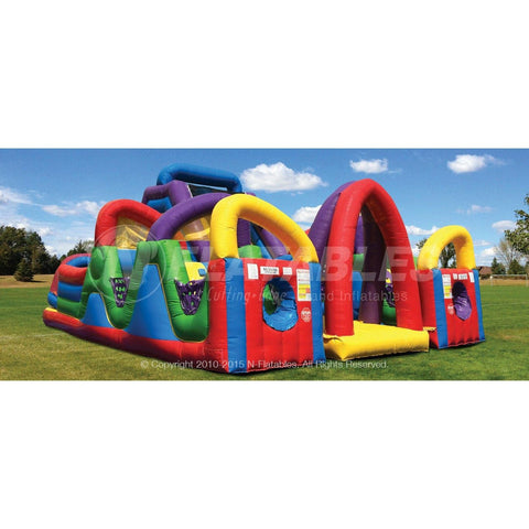 Cutting Edge Inflatable Bouncers 17' Wacky Chaos Obstacle by Cutting Edge 781880294665 OB050102 17' Wacky Chaos Obstacle by Cutting Edge SKU# OB050102