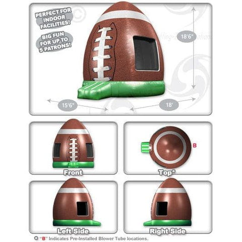 Cutting Edge Inflatable Bouncers 18'H Football Bouncer by Cutting Edge BC330101 Football Combo by Cutting Edge SKU#BC330201