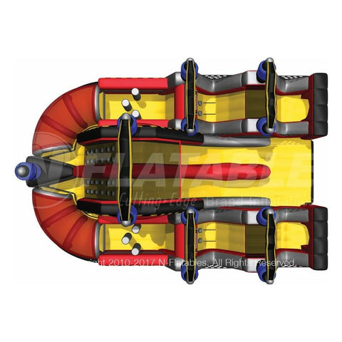 Cutting Edge Inflatable Bouncers 18'H High Voltage Chaos Obstacle by Cutting Edge 15'H High Voltage Chaos Jr. by Cutting Edge SKU# OB170201