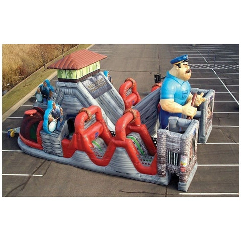 Cutting Edge Inflatable Bouncers 19'H Alcatraz Obstacle Course by Cutting Edge 781880294580 OB050401 19'H Alcatraz Obstacle Course by Cutting Edge SKU #OB050401