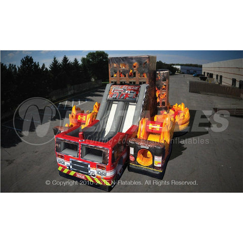 Cutting Edge Inflatable Bouncers 20' Fire Rescue Obstacle Course by Cutting Edge 781880294832 OB210101 20' Fire Rescue Obstacle Course by Cutting Edge SKU# OB210101