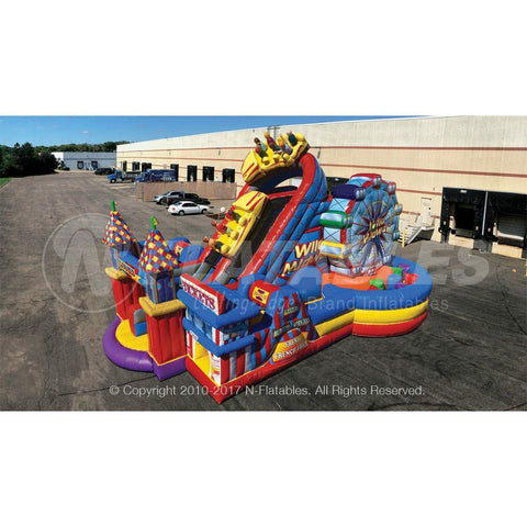 Cutting Edge Inflatable Bouncers 20'H Midway Amusement Park Obstacle Course by Cutting Edge 781880294870 OB270101 20' Midway Amusement Park Obstacle Course by Cutting Edge SKU#OB270101