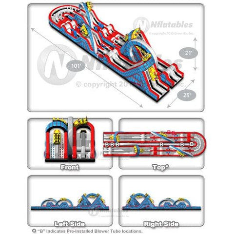 Cutting Edge Inflatable Bouncers 21'H The Ultimate Wild One by Cutting Edge 781880294139 OB130201 21'H The Ultimate Wild One by Cutting Edge SKU #OB130201