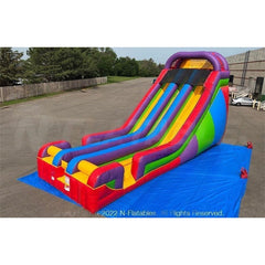 Cutting Edge Inflatable Bouncers 22'H Wacky Dual Wet/Dry Slide by Cutting Edge 781880250814 S260107WD 22'H Wacky Dual Wet/Dry Slide by Cutting Edge SKU# S260107WD