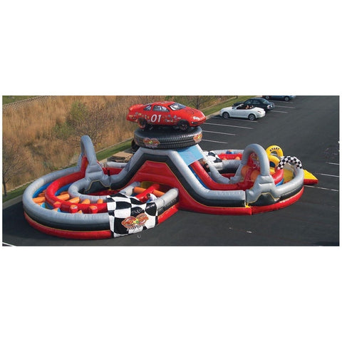 Cutting Edge Inflatable Bouncers 24'H Crash Course Figure-8 by Cutting Edge OB040201 17'H Wacky Millennium II Ultimate by Cutting Edge SKU #OB021008