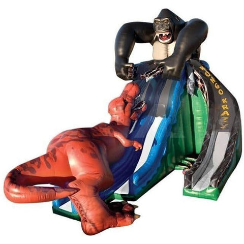 Cutting Edge Inflatable Bouncers 28'H Kongo Krazy Dual Slide by Cutting Edge 781880245735 S170101D 28'H Kongo Krazy Dual Slide by Cutting Edge SKU#S170101D