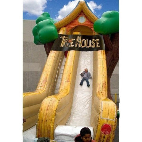 Cutting Edge Inflatable Bouncers 30'H Tree House by Cutting Edge 22'H Big Red Fire Truck Slide by Cutting Edge SKU#S010301