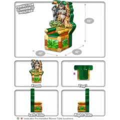 7'H Animal Throne by Cutting Edge
