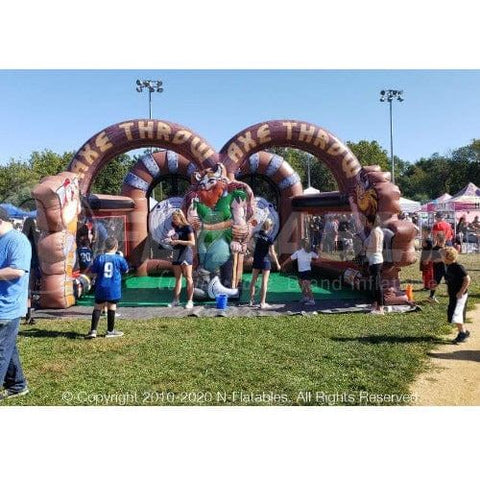 Cutting Edge Inflatable Party Decorations 12' Inflatable Viking Axe Throw by Cutting Edge 781880294009 IN580101 12' Inflatable Viking Axe Throw by Cutting Edge SKU# IN580101